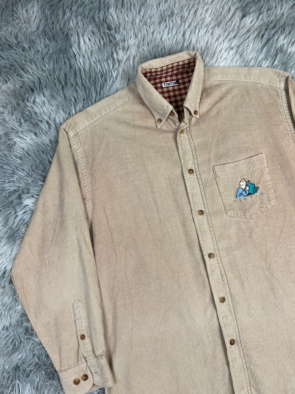 Camisa de pana "Tintín" - L