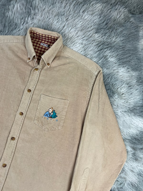 Camisa de pana "Tintín" - L