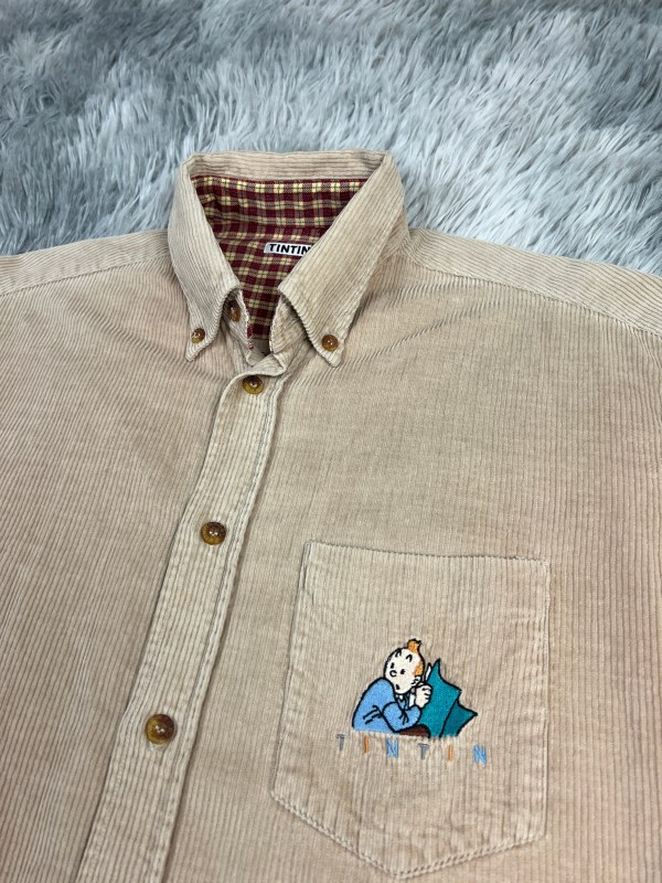 Camisa de pana "Tintín" - L