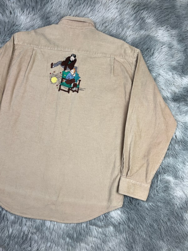 Camisa de pana "Tintín" - L