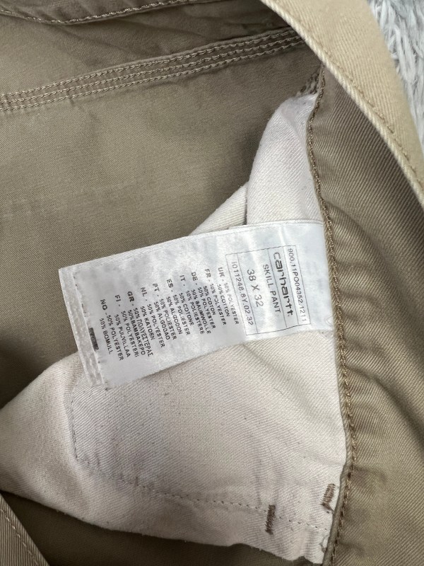 Pantalón Skill "Carhartt" - 38/ 48ES